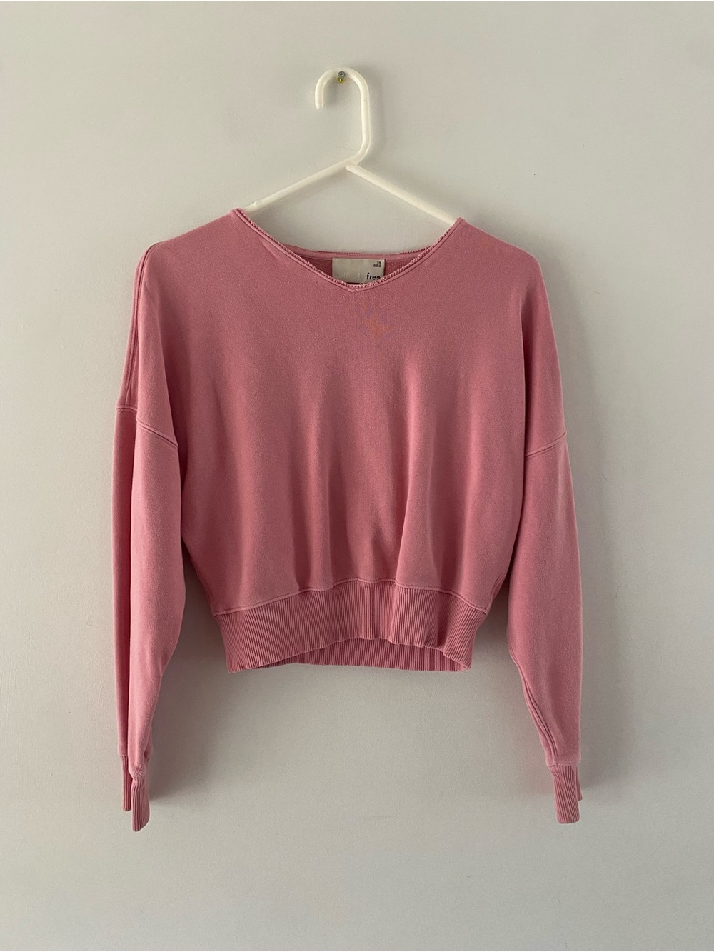 Cropped Pink Women’s Sweatshirt - Wilfred Free